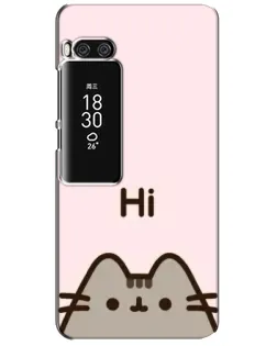 Чохол для Meizu Pro 7 Plus з картинкою «Пушин каже Hi»