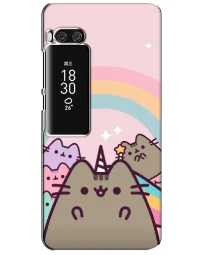 Чехол для Meizu Pro 7 Plus с картинкой «Единорог Pusheen»