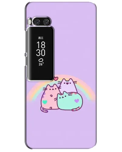 Чехол для Meizu Pro 7 Plus с картинкой «Радужные Пушины»