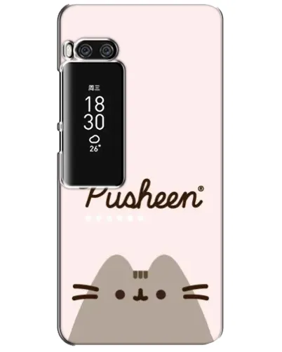 Чехол для Meizu Pro 7 Plus с картинкой «Pusheen логотип»