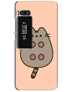 Чохол для Meizu Pro 7 Plus з картинкою «Пушин пузиком догори»