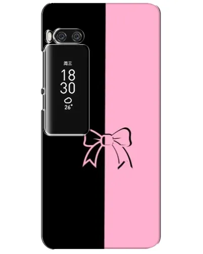 Чехол для Meizu Pro 7 Plus с картинкой «Половинки банта» Чехол для Meizu Pro 7 Plus с картинкой «Половинки банта»
