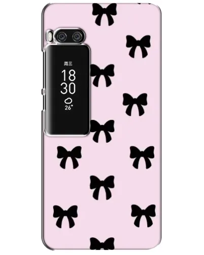 Чехол для Meizu Pro 7 Plus с картинкой «Черные банты Coquette» Чехол для Meizu Pro 7 Plus с картинкой «Черные банты Coquette»