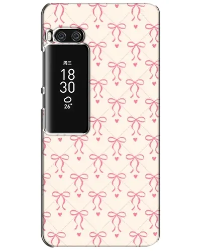 Чехол для Meizu Pro 7 Plus с картинкой «Розовые бантики Coquette» Чехол для Meizu Pro 7 Plus с картинкой «Розовые бантики Coquette»