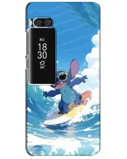 Чохол для Meizu Pro 7 Plus з картинкою «Стіч на хвилі»