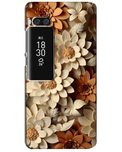 Чехол для Meizu Pro 7 Plus с картинкой «Бежевый флористический декор» Чехол для Meizu Pro 7 Plus с картинкой «Бежевый флористический декор»