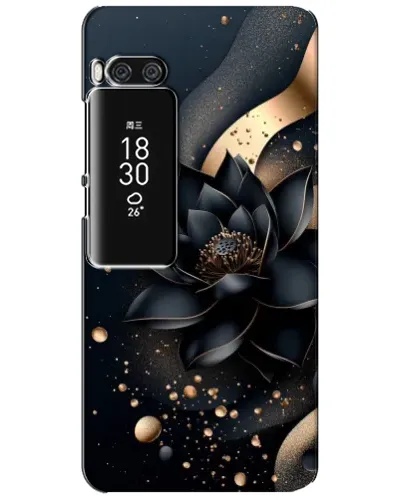 Чехол для Meizu Pro 7 Plus с картинкой «Черный лотос» Чехол для Meizu Pro 7 Plus с картинкой «Черный лотос»