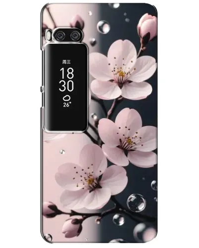 Чехол для Meizu Pro 7 Plus с картинкой «Нежная сакура и капли» Чехол для Meizu Pro 7 Plus с картинкой «Нежная сакура и капли»