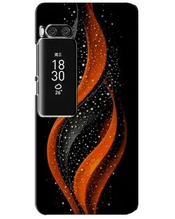 Чохол для Meizu Pro 7 Plus з картинкою «Вогняна зоряна хвиля»