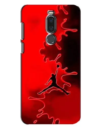 Чехол для Meizu X8 с картинкой «Jordan Red Smoke»