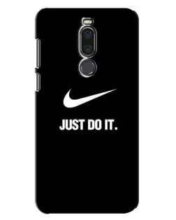 Чехол для Meizu X8 с картинкой «Классический принт Nike» Чехол для Meizu X8 с картинкой «Классический принт Nike»