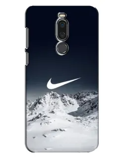 Чехол для Meizu X8 с картинкой «Nike — зимние горы» Чехол для Meizu X8 с картинкой «Nike — зимние горы»
