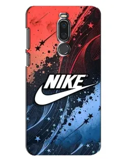 Чехол для Meizu X8 с картинкой «Градиентный принт Найк» Чехол для Meizu X8 с картинкой «Градиентный принт Найк»