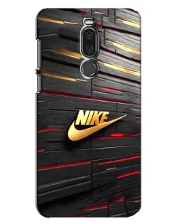 Чехол для Meizu X8 с картинкой «Золотой Nike на металле» Чехол для Meizu X8 с картинкой «Золотой Nike на металле»