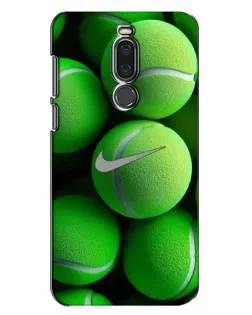Чехол для Meizu X8 с картинкой «Теннисные мячи Найк» Чехол для Meizu X8 с картинкой «Теннисные мячи Найк»