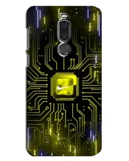 Чехол для Meizu X8 с картинкой «Nike — золотая искра» Чехол для Meizu X8 с картинкой «Nike — золотая искра»