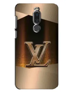 Чехол для Meizu X8 с картинкой «LV — золотое сияние»