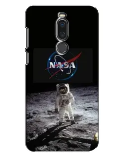 Чехол для Meizu X8 с картинкой «Астронавт на Луне»