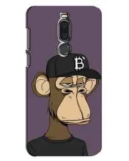 Чохол для Meizu X8 з картинкою «Bored Ape в кепці»