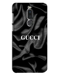 Чехол для Meizu X8 с картинкой «Gucci — шелковые волны»