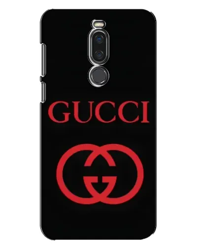 Чехол для Meizu X8 с картинкой «Gucci — красный логотип»