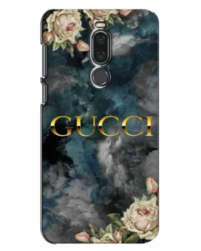 Чехол для Meizu X8 с картинкой «Абстрактные цветы Gucci»