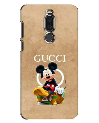Чехол для Meizu X8 с картинкой «Микки Маус Gucci — крафт»