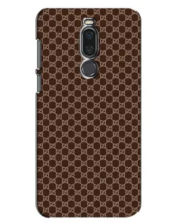 Чехол для Meizu X8 с картинкой «Gucci — шоколадная сетка»