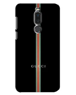 Чехол для Meizu X8 с картинкой «Gucci — строгая линия»