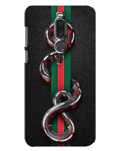 Чехол для Meizu X8 с картинкой «Gucci — змея на полосе» Чехол для Meizu X8 с картинкой «Gucci — змея на полосе»