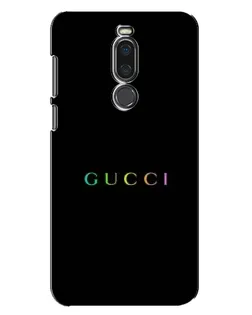 Чехол для Meizu X8 с картинкой «Gucci — неоновый минимализм»