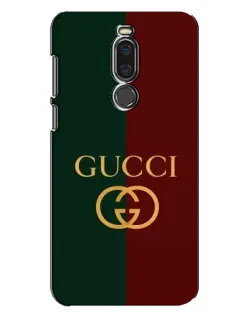 Чехол для Meizu X8 с картинкой «Gucci — темно-зеленый градиент»
