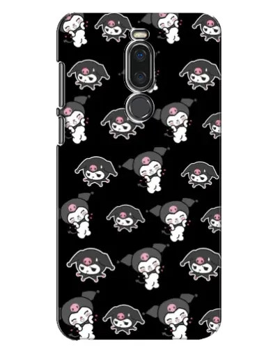 Чехол для Meizu X8 с картинкой «Черный паттерн Kuromi» Чехол для Meizu X8 с картинкой «Черный паттерн Kuromi»