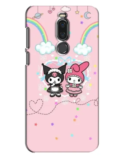 Чехол для Meizu X8 с картинкой «My Melody и Kuromi» Чехол для Meizu X8 с картинкой «My Melody и Kuromi»
