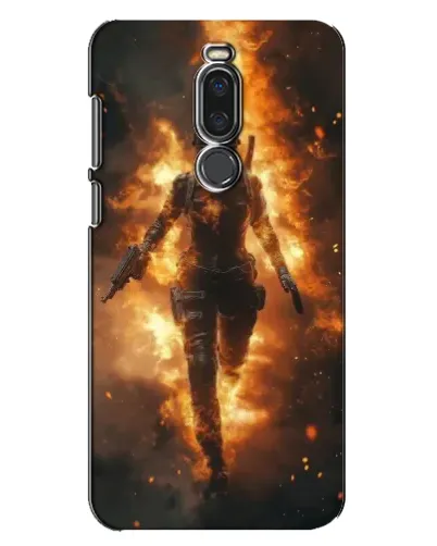 Чехол для Meizu X8 с картинкой «BMW — скорость в дожде»