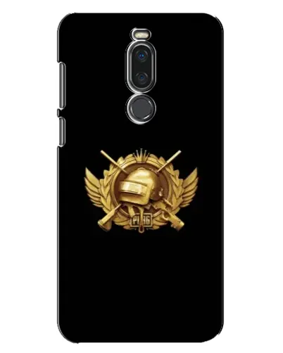 Чехол для Meizu X8 с картинкой «PUBG — оранжевый градиент»