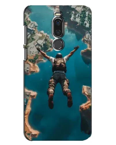 Чехол для Meizu X8 с картинкой «PUBG — свободное падение»