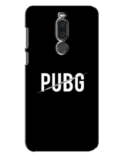 Чохол для Meizu X8 з картинкою «PUBG — білий логотип»