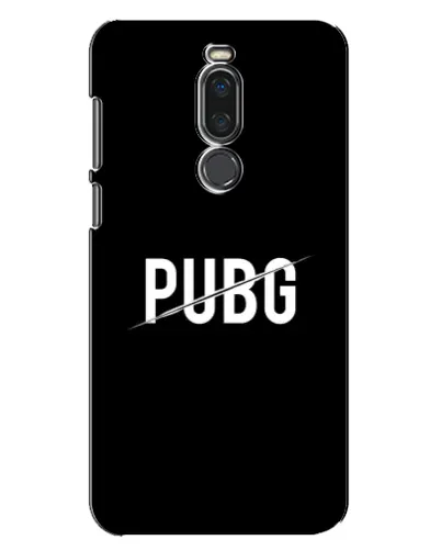 Чехол для Meizu X8 с картинкой «PUBG — белый логотип»