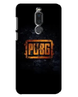 Чохол для Meizu X8 з картинкою «PUBG — золотий логотип»