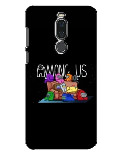 Чехол для Meizu X8 с картинкой «Логотип Among Us»