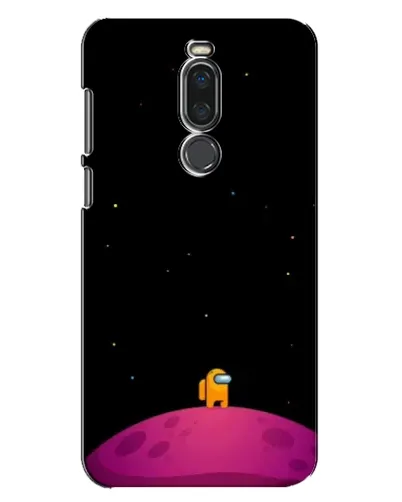 Чехол для Meizu X8 с картинкой «Одинокий герой на планете»