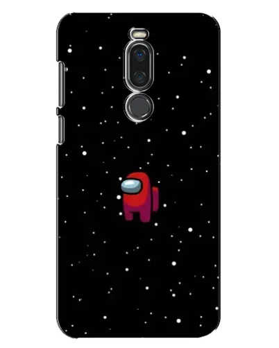 Чехол для Meizu X8 с картинкой «Красный Among Us»