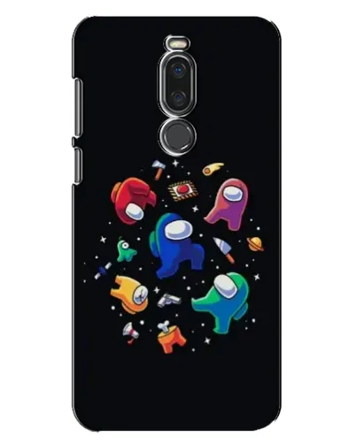 Чехол для Meizu X8 с картинкой «Among Us космос»