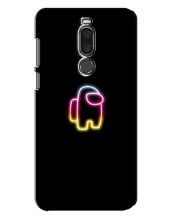 Чехол для Meizu X8 с картинкой «Among Us градиент»