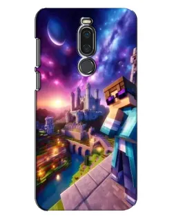 Чохол для Meizu X8 з картинкою «Стів та космос» Чохол для Meizu X8 з картинкою «Стів та космос»