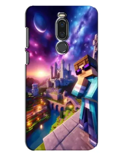 Чехол для Meizu X8 с картинкой «Стив и космос»