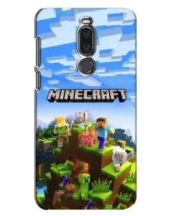 Чехол для Meizu X8 с картинкой «Minecraft классический мир» Чехол для Meizu X8 с картинкой «Minecraft классический мир»