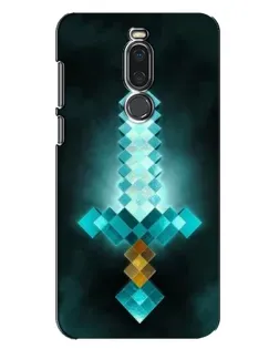 Чехол для Meizu X8 с картинкой «Алмазный меч неон» Чехол для Meizu X8 с картинкой «Алмазный меч неон»