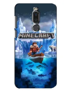 Чехол для Meizu X8 с картинкой «Minecraft ледяной мир» Чехол для Meizu X8 с картинкой «Minecraft ледяной мир»